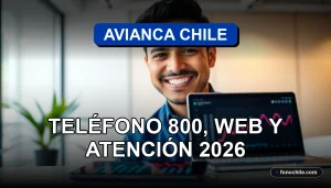 Atención al cliente de Avianca Chile, servicio de contacto telefónico y web.
