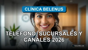 Una persona sonriente de etnia latina, representando el servicio de atención al paciente de Clínica Belenus, en un entorno profesional y acogedor.