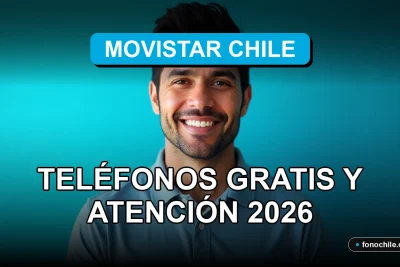 Un hombre hispano sonriendo con confianza, representando el servicio al cliente de Movistar Chile.
