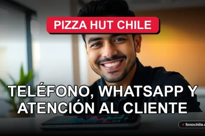 Atención al cliente de Pizza Hut Chile, servicio amable y disponible por teléfono y WhatsApp.