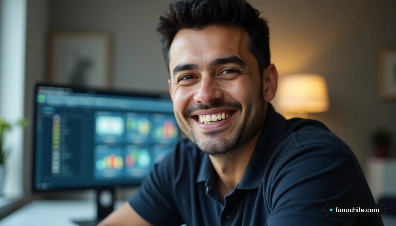 Agente de VTR ofreciendo soporte técnico y atención al cliente personalizada