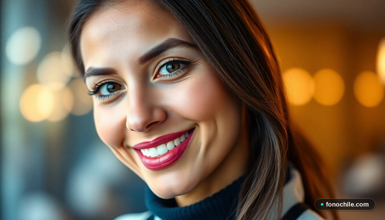 Primer plano de la representante de APROFA, transmitiendo confianza y disposición para ayudar.