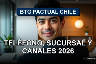 BTG Pactual Chile customer service channels and contact information for 2026