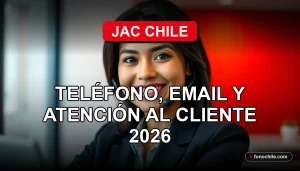 Atención al cliente de Contacto Buses JAC Chile, representada por una profesional sonriente.