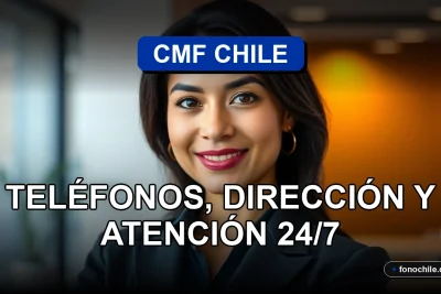 Contacto y atención al cliente 24/7 de la CMF Chile en 2026