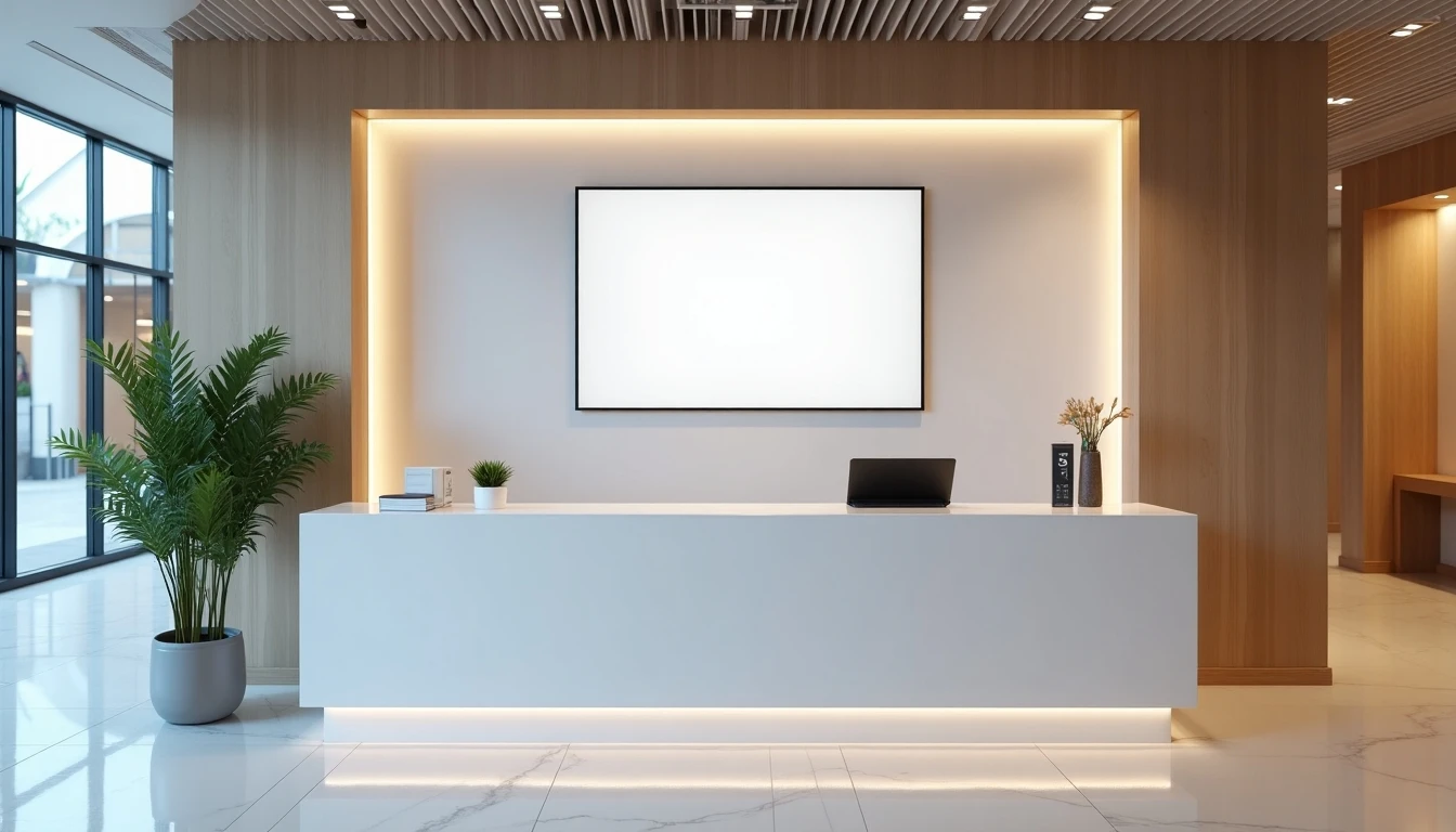 Punto de información y asistencia al cliente en Mall Plaza