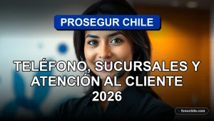 Atención al cliente de Prosegur Chile, representada por una profesional en un entorno corporativo moderno