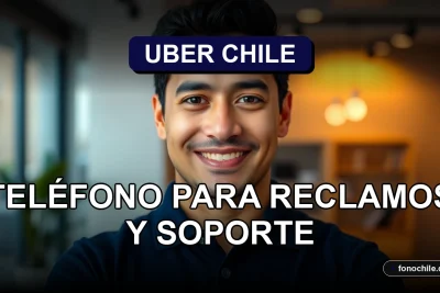 Un hombre hispano sonriendo con confianza, representando el soporte al cliente de Uber Chile.