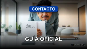 Guía oficial de contacto para universidades en Chile 2026 sobre un escritorio moderno.