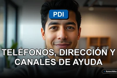 Teléfono inteligente moderno con pantalla de gráficos abstractos, sobre mesa de madera clara, representando contacto con la PDI.