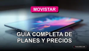 Planes de Netflix con Movistar en 2026 mostrados en una interfaz abstracta en una tablet moderna.