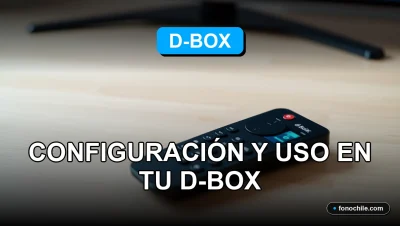 Un moderno control remoto d-BOX para televisor, mostrando la función de Control Parental VTR 2026, sobre una mesa de madera clara.
