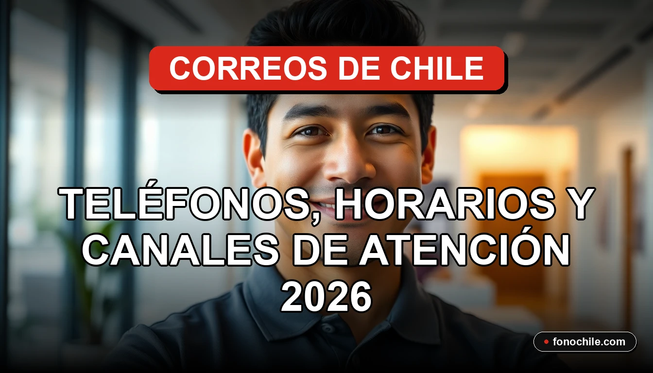 Correos de Chile Teléfono y Horarios 2026 - FonoChile