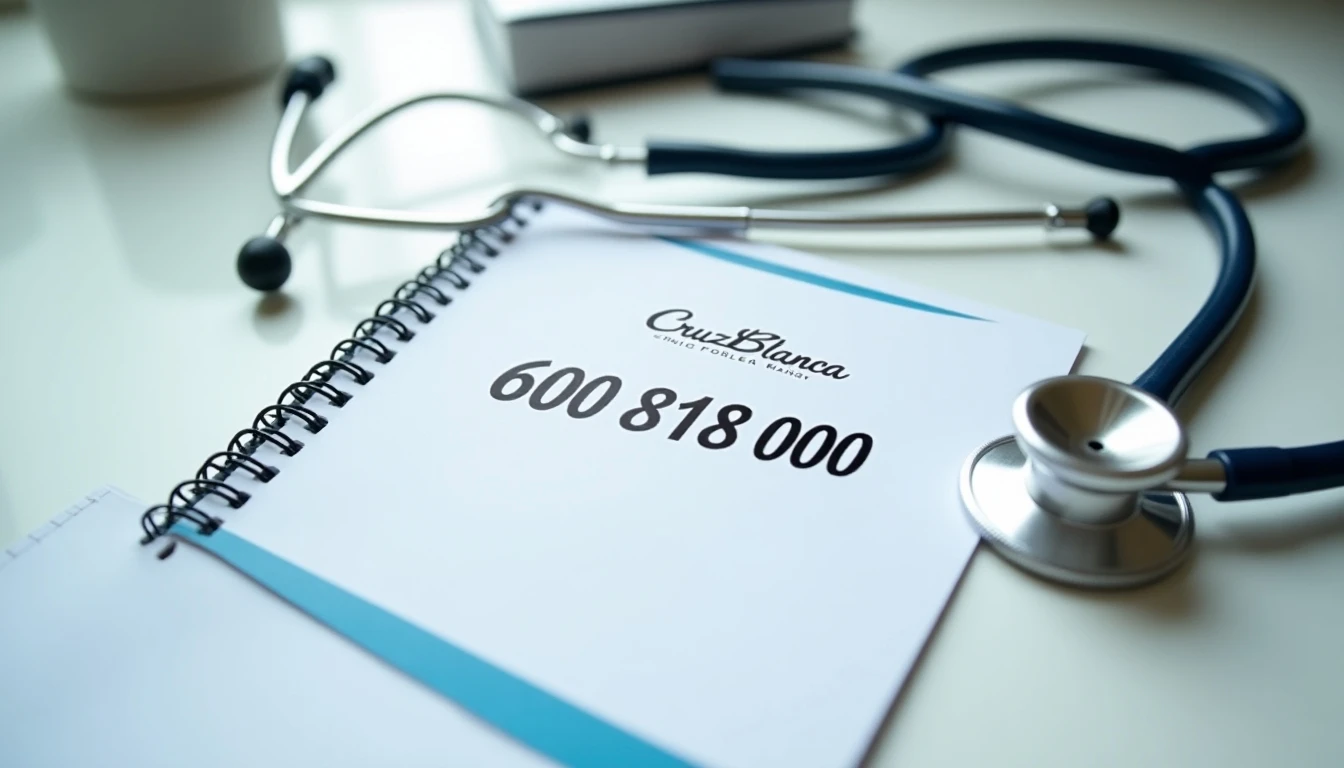 Teléfono de contacto 600 818 000 de Isapre CruzBlanca para servicios de salud