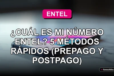 Métodos rápidos para consultar tu número de teléfono Entel en un smartphone moderno.