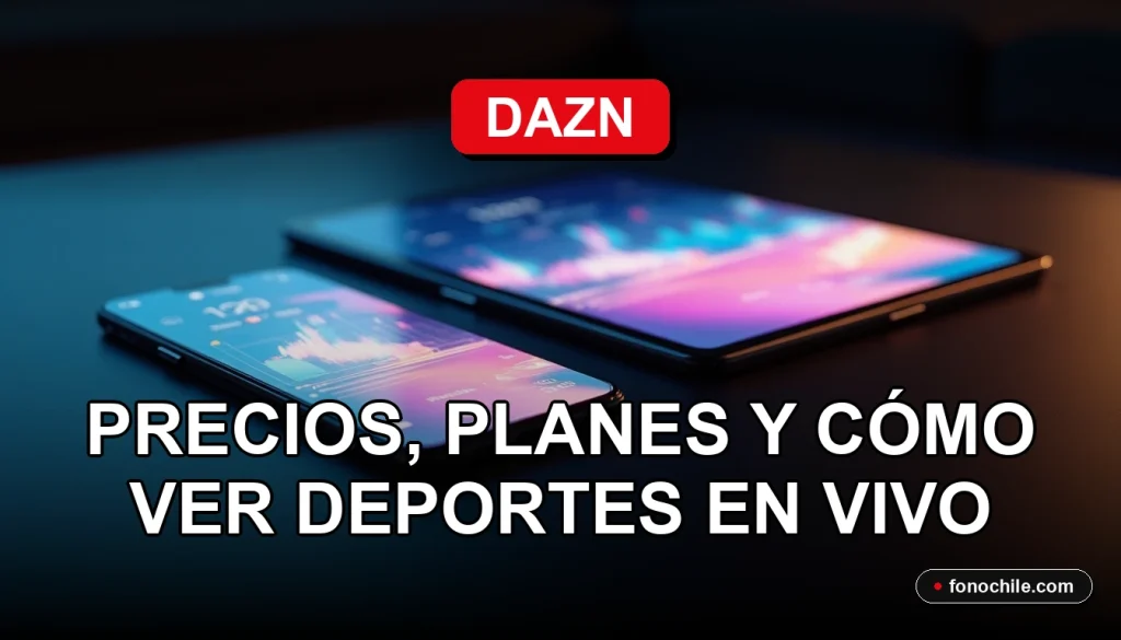 DAZN Chile 2026 - Planes de streaming deportivo en vivo en televisión y dispositivos móviles.
