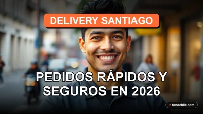 Un repartidor de Delivery Santiago sonríe con confianza, representando un servicio de entrega rápido y seguro en la ciudad.