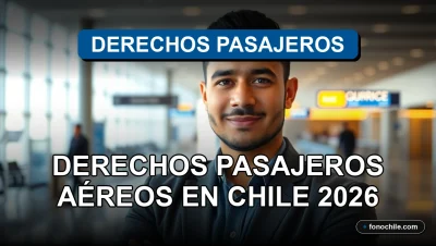 Una tarjeta de embarque y un teléfono inteligente mostrando un gráfico abstracto sobre derechos de pasajeros aéreos en Chile.