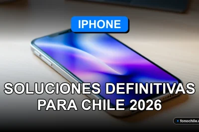 Solución para desbloquear un iPhone olvidado en Chile, pantalla con gráficos abstractos.