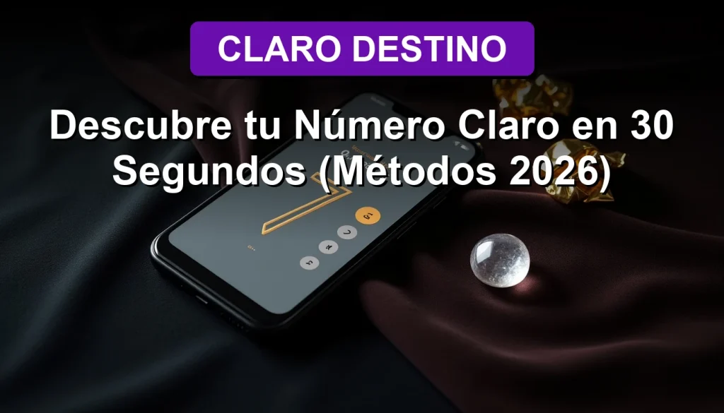 A minimalist dark purple and gold flat-lay showing a smartphone displaying a numerology calculator, with a crystal and gold foil accents on a velvet surface.