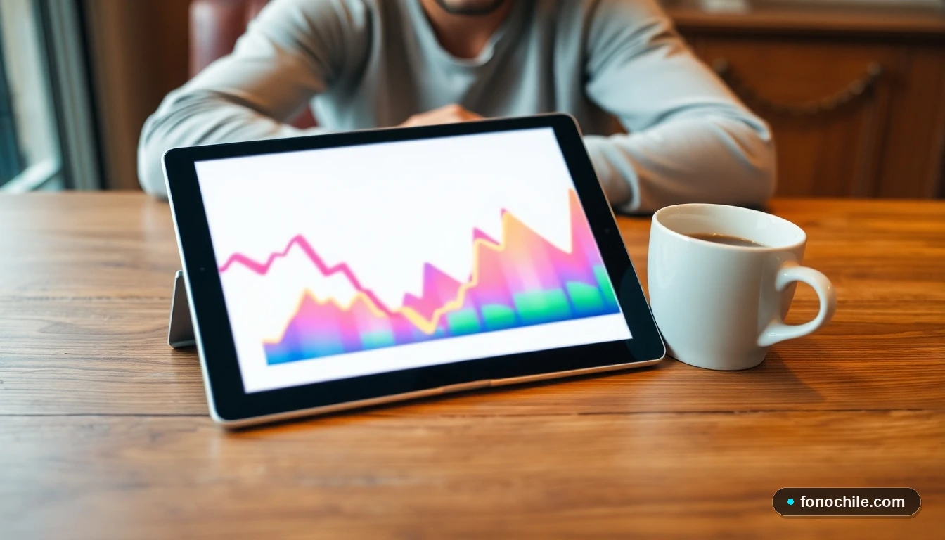 Gráfico abstracto de colores que muestra una tendencia a la baja, representando la reducción de deuda.