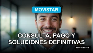 Consulta y pago de deudas de servicios móviles en una interfaz digital segura.