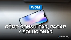 Consulta y pago de deudas de servicios móviles en WOM para 2026.