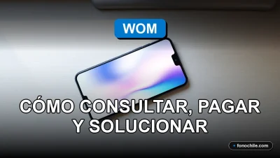 Consulta y pago de deudas de servicios móviles en WOM para 2026.