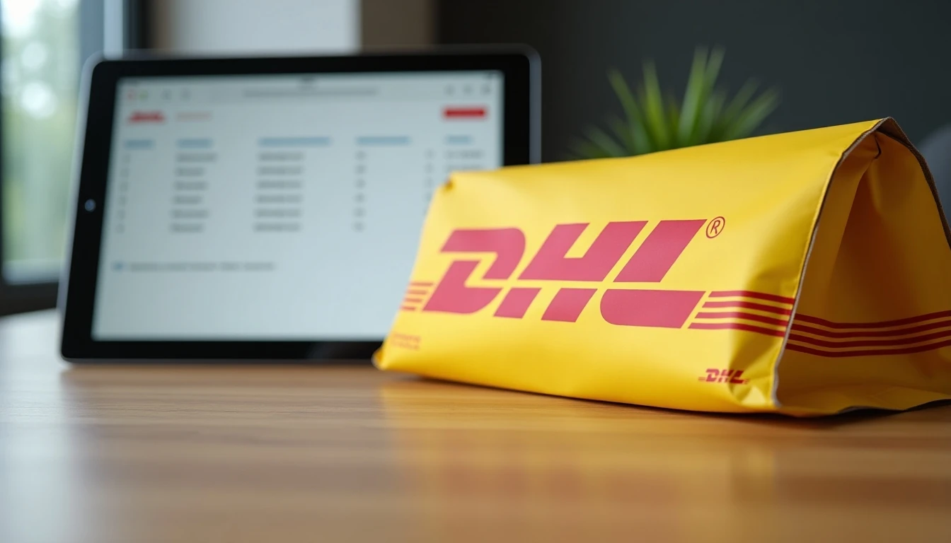 Envío DHL y seguimiento en tablet - Contacto DHL Chile
