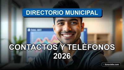 Un hombre hispano sonríe frente a la cámara con un fondo de oficina municipal moderna y desenfocada.