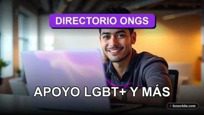 Un directorio de organizaciones sin fines de lucro en Chile que ofrecen apoyo a la comunidad LGBT+ y otros servicios sociales.