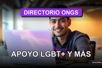 Un directorio de organizaciones sin fines de lucro en Chile que ofrecen apoyo a la comunidad LGBT+ y otros servicios sociales.