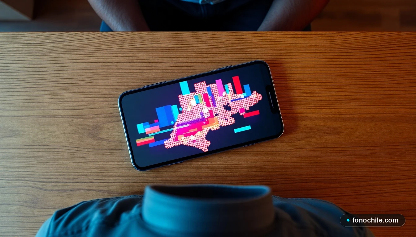 Mapa digital de Chile con puntos de contacto de tiendas retail, mostrando datos de cobertura y ubicaciones.