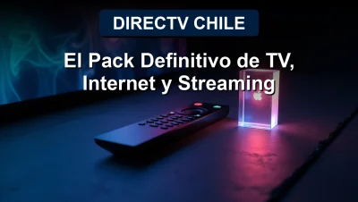 El Pack Definitivo de DIRECTV Chile 2026: TV por fibra óptica, Internet de alta velocidad y todas las apps de streaming en un solo lugar.