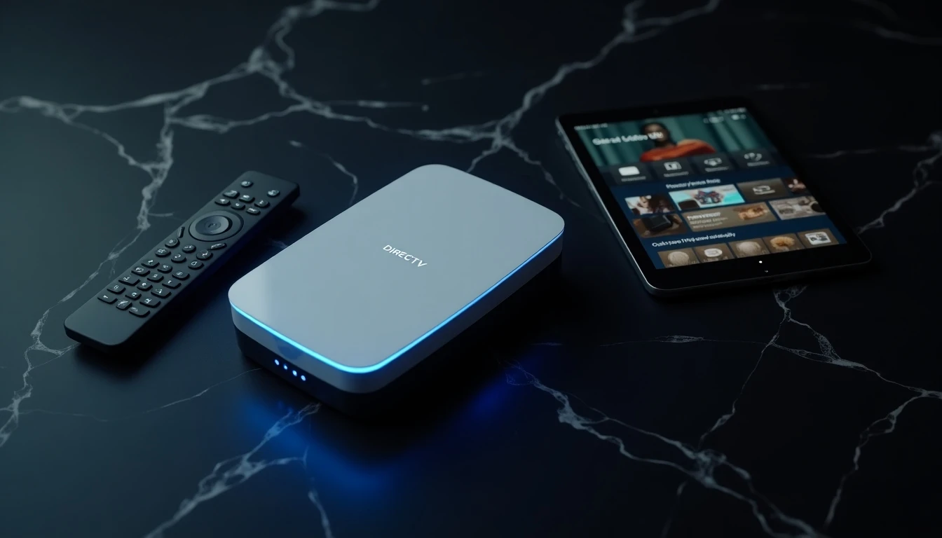 Pack completo DIRECTV Chile 2026: decodificador, router fibra óptica y tablet con streaming DGO.