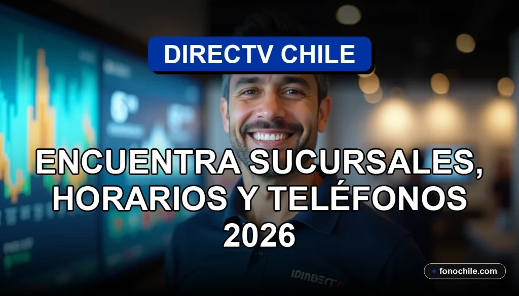 Atención al cliente de DIRECTV Chile en una sucursal moderna y acogedora