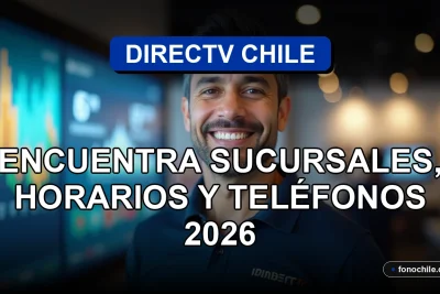 Atención al cliente de DIRECTV Chile en una sucursal moderna y acogedora