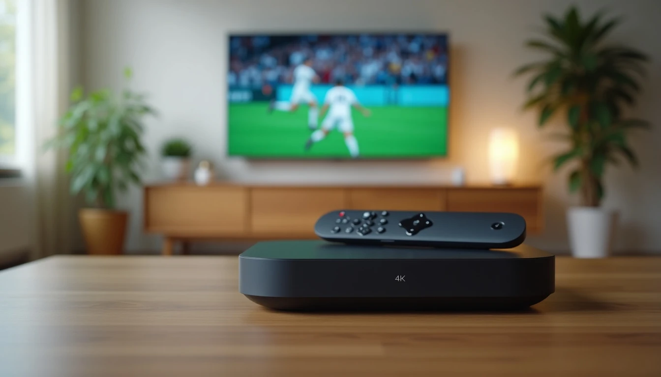 Decodificador y control remoto de DIRECTV en un living moderno - servicio de televisión por cable