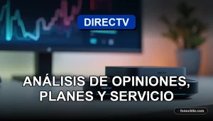 Análisis de planes y servicio de DIRECTV Chile 2026 en una mesa de trabajo moderna.
