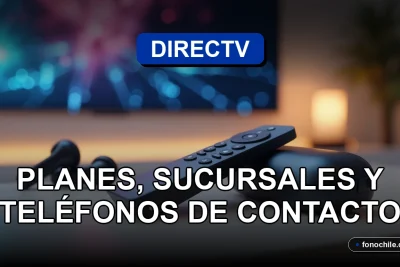 Un moderno control remoto de DIRECTV y un audífono inalámbrico reposan sobre una mesa de madera clara, con gráficos abstractos de colores en una pantalla de fondo desenfocada.