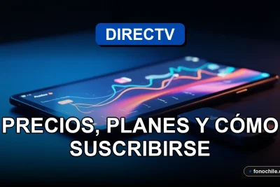 Suscripción a DIRECTV GO Chile mostrando planes y precios en una interfaz moderna