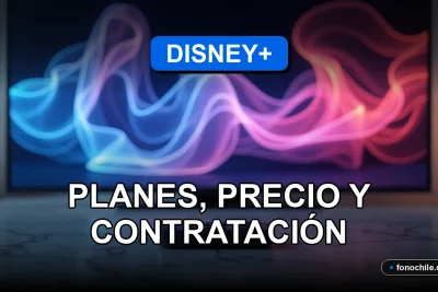 Ilustración abstracta de streaming premium con gráficos de colores vibrantes sobre una mesa de diseño.