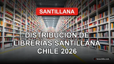 Distribución logística de libros educativos Santillana en Chile, vista aérea de almacén moderno con estanterías llenas.