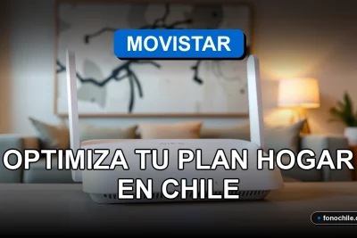 Router WiFi 6 moderno en hogar chileno, conexión de internet rápida y estable para toda la familia.