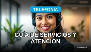 Guía de servicios de empresas de telecomunicaciones en Chile para el año 2026, mostrando atención al cliente y tecnología moderna.