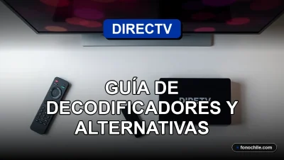 Decodificador DIRECTV y otros dispositivos de entretenimiento para el hogar en Chile.
