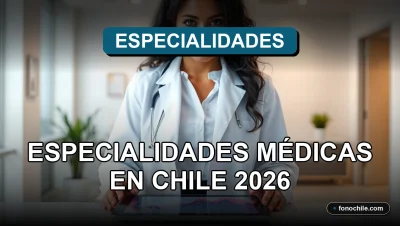 Especialidades médicas en Chile 2026, doctora revisando gráficos médicos en una tablet