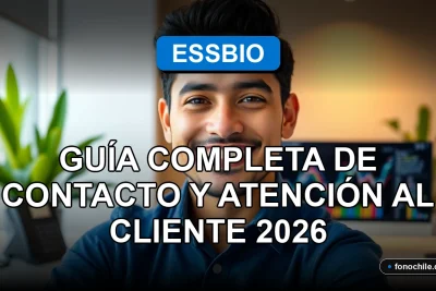 Atención al cliente de Essbio 600, servicio telefónico y soporte técnico para clientes residenciales.