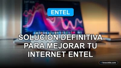 Extensor WiFi 2026 de Entel en una mesa de oficina moderna, mostrando conexión estable y gráficos de red abstractos en pantallas.