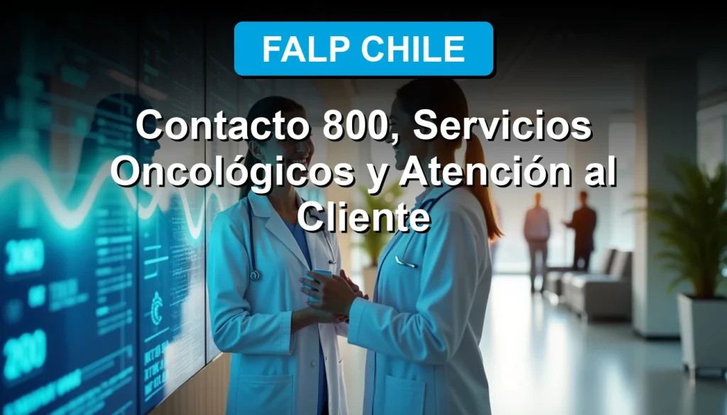 Mujer sonriente conversando con especialista oncológico en moderno centro médico FALP Chile
